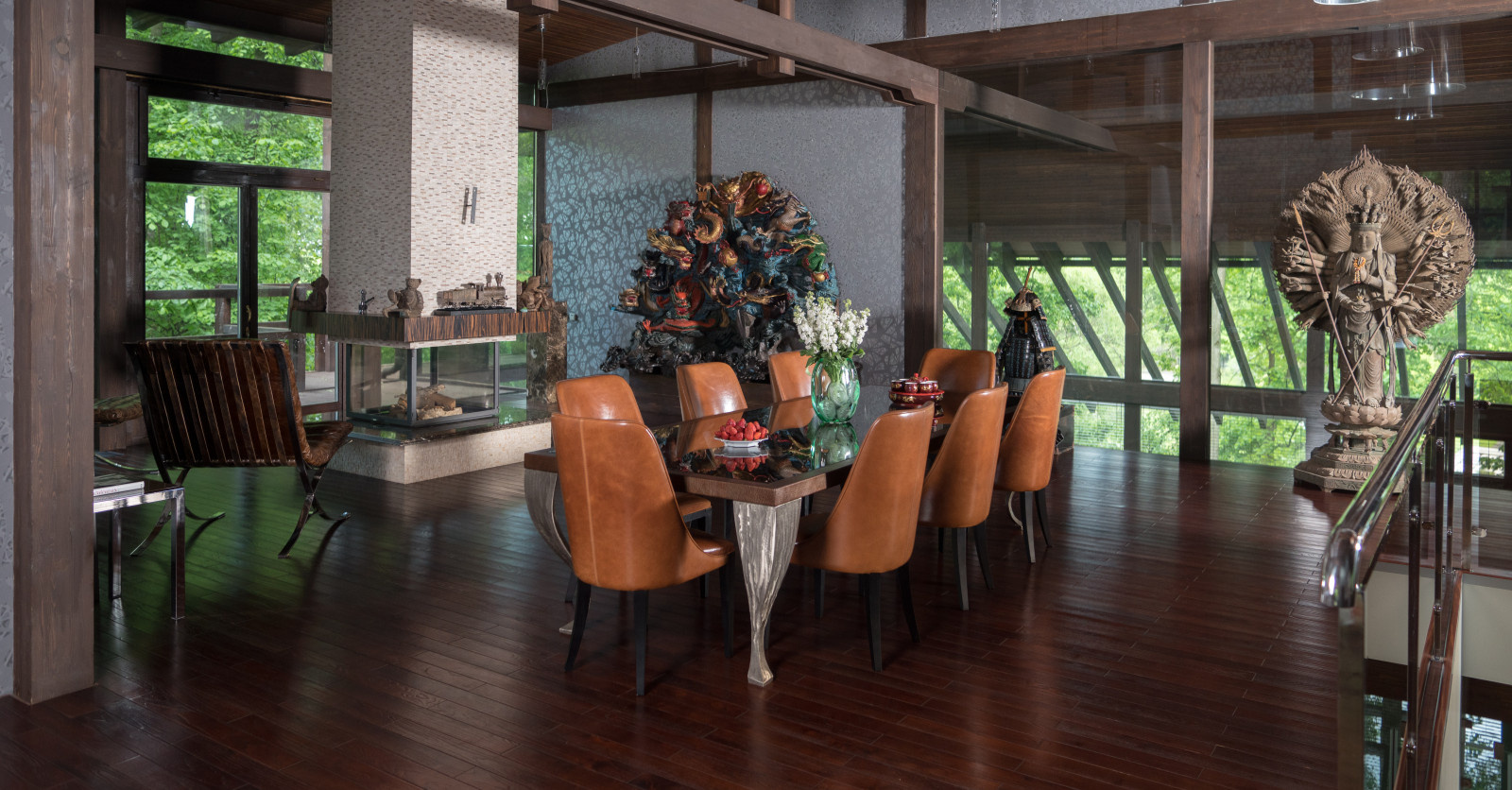 Интерьер и экстерьер загородного комплекса