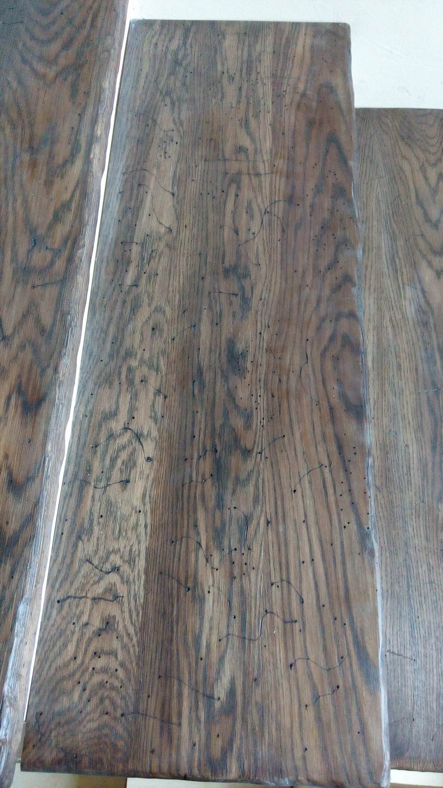 Отделка состаренными ступенями в стиле LOFT