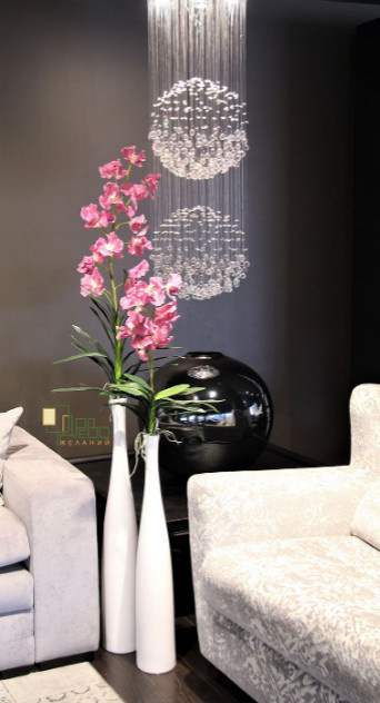 Композиции из искусственных орхидей