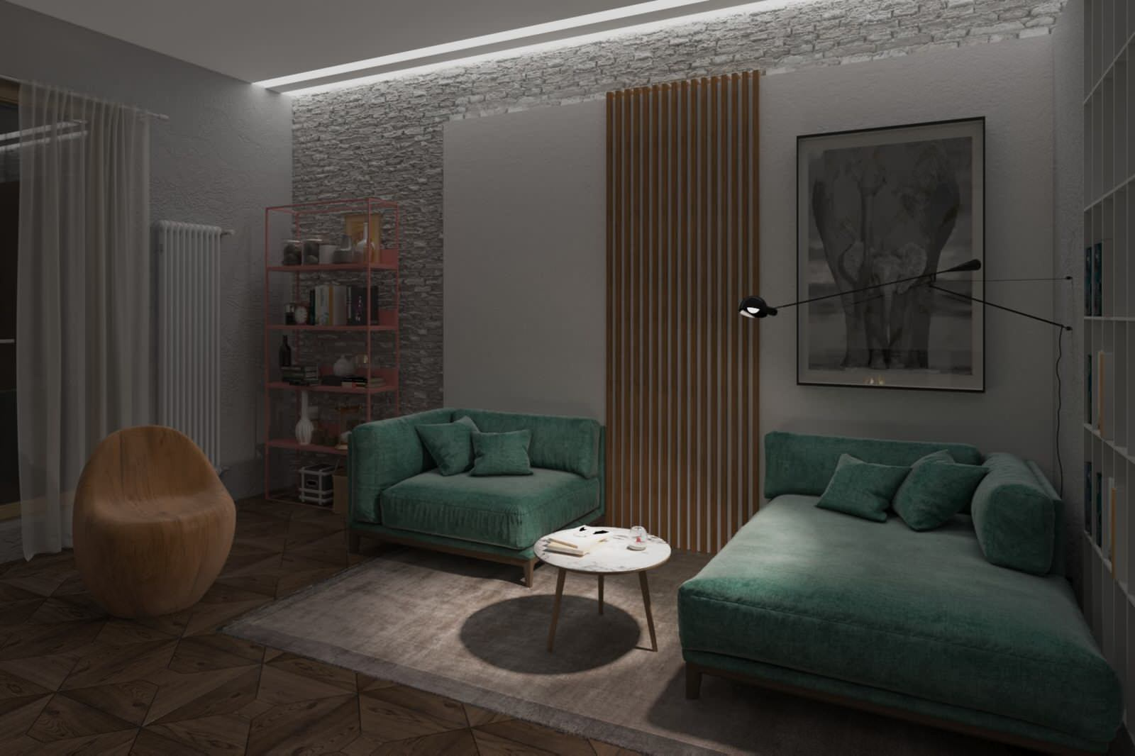 3 D визуализация учебного проекта