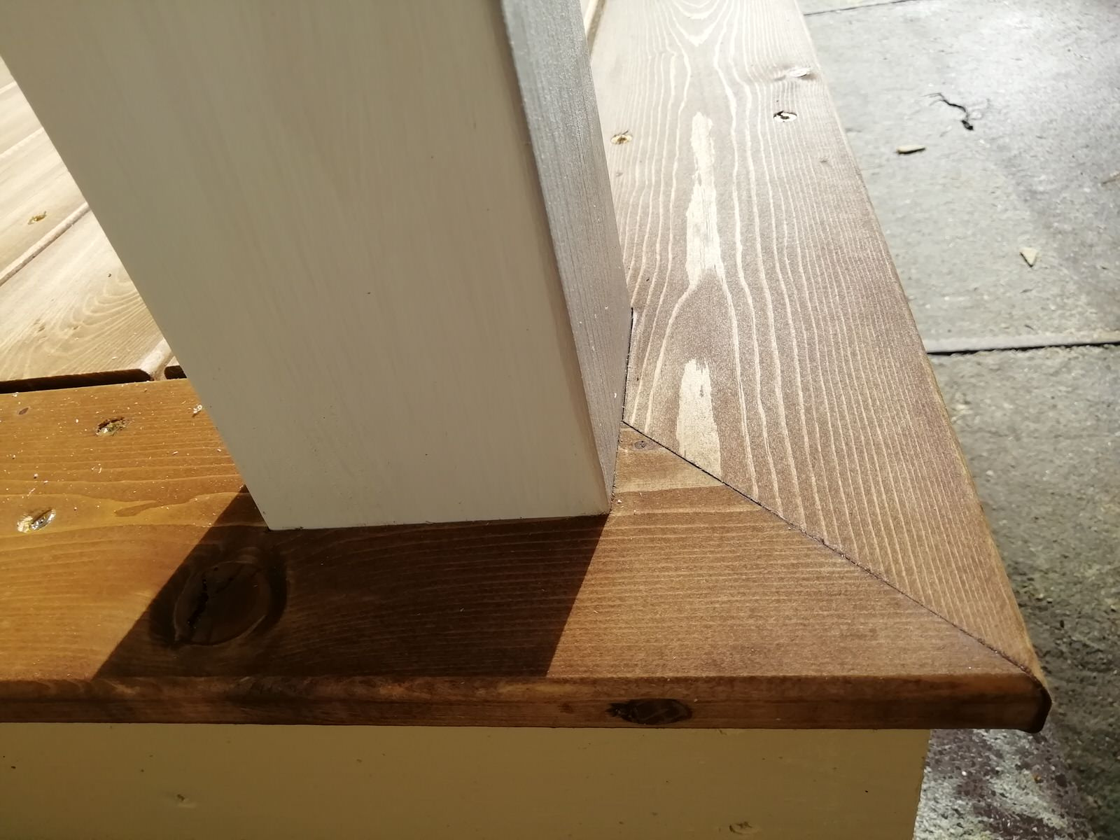 Небольшая реконструкция террасы с ограждениями, в Репино