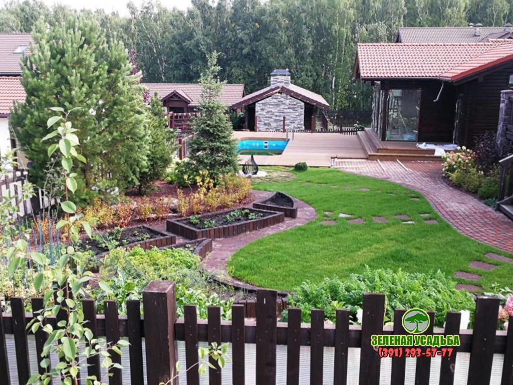 Ландшафтный дизайн и строительство на участке