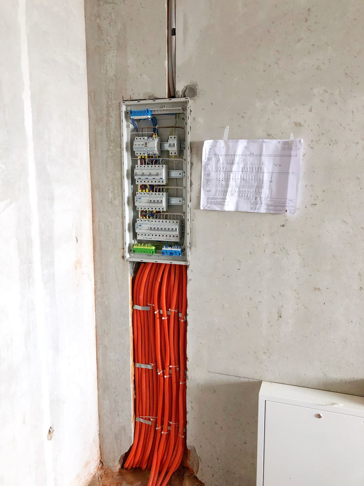 Электромонтаж в КП "Новорижский"