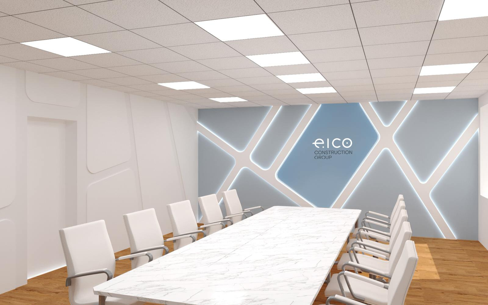 Дизайн офиса строительной компании EICO " под ключ"