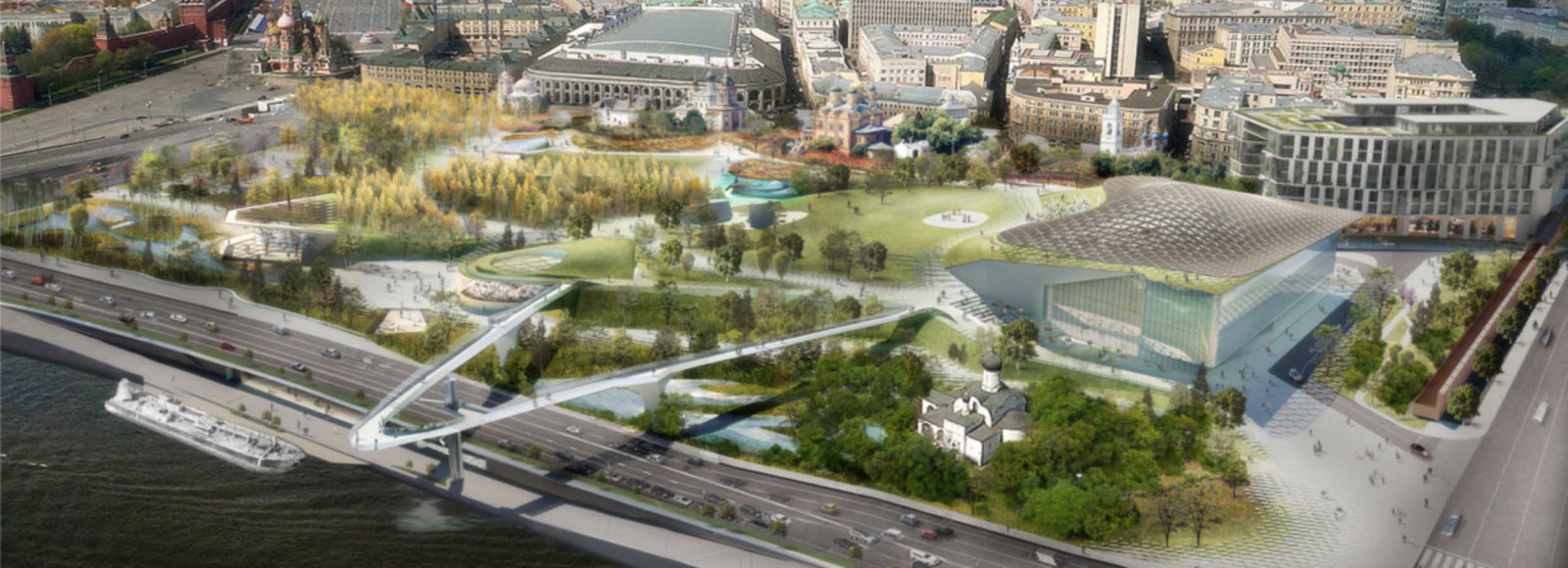 Обложка проекта: Парк Зарядье Москва