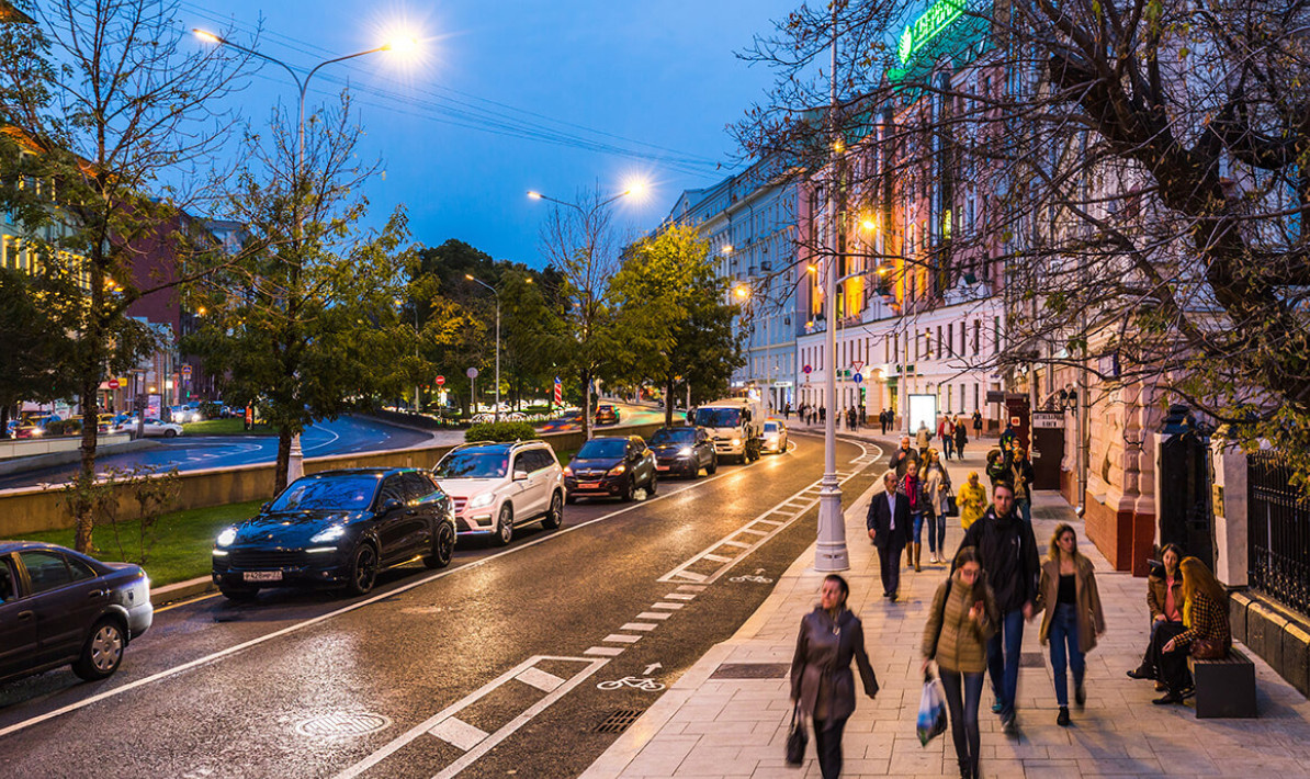 Проект "Моя Улица" улица Тверская, Бульварное и Садовое кольцо  и др.