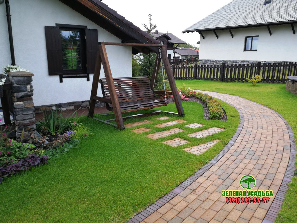 Обложка проекта: Ландшафтный дизайн и строительство на участке