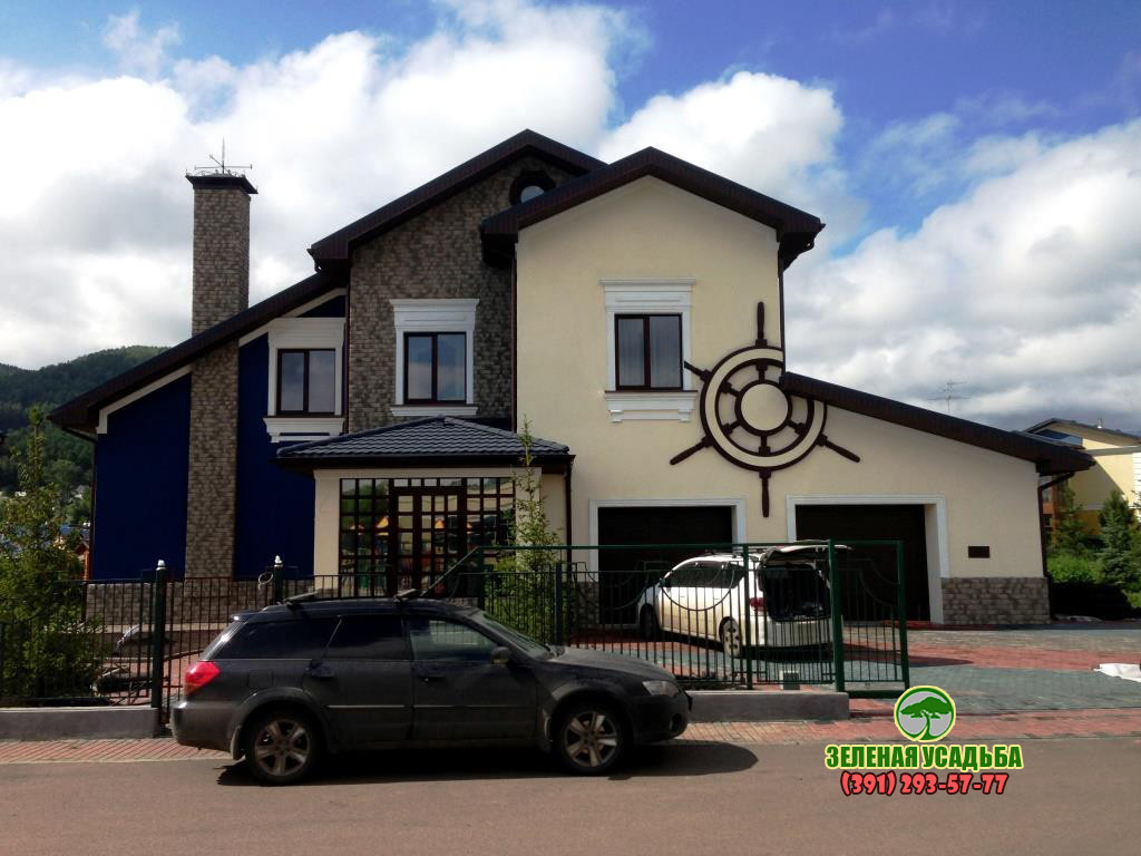 Дизайн участка в морском стиле