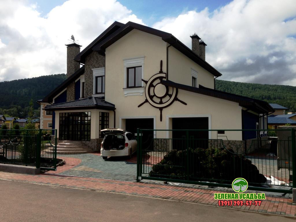 Дизайн участка в морском стиле