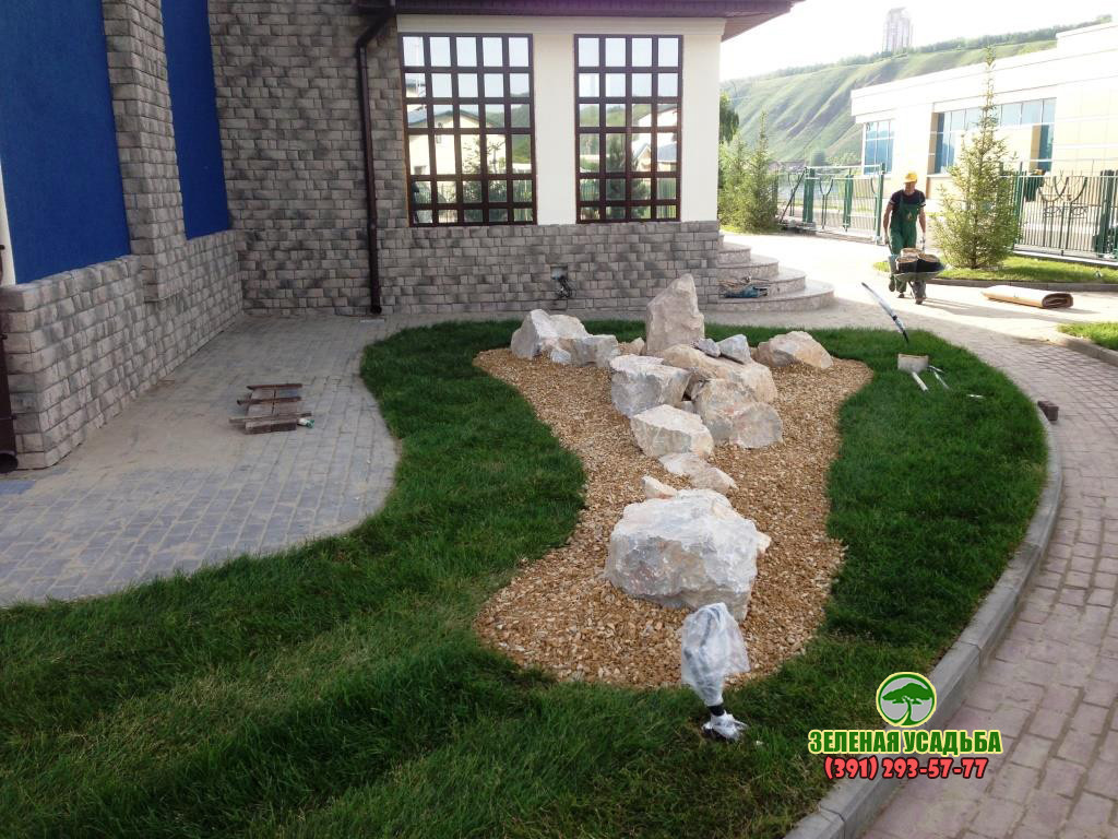 Дизайн участка в морском стиле