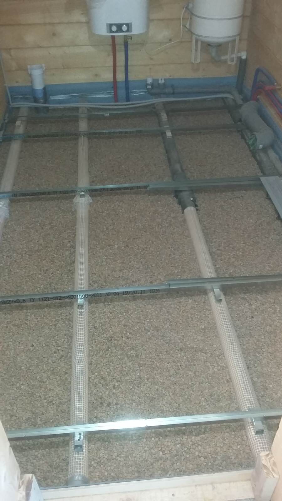 Ванная комната в деревянном доме