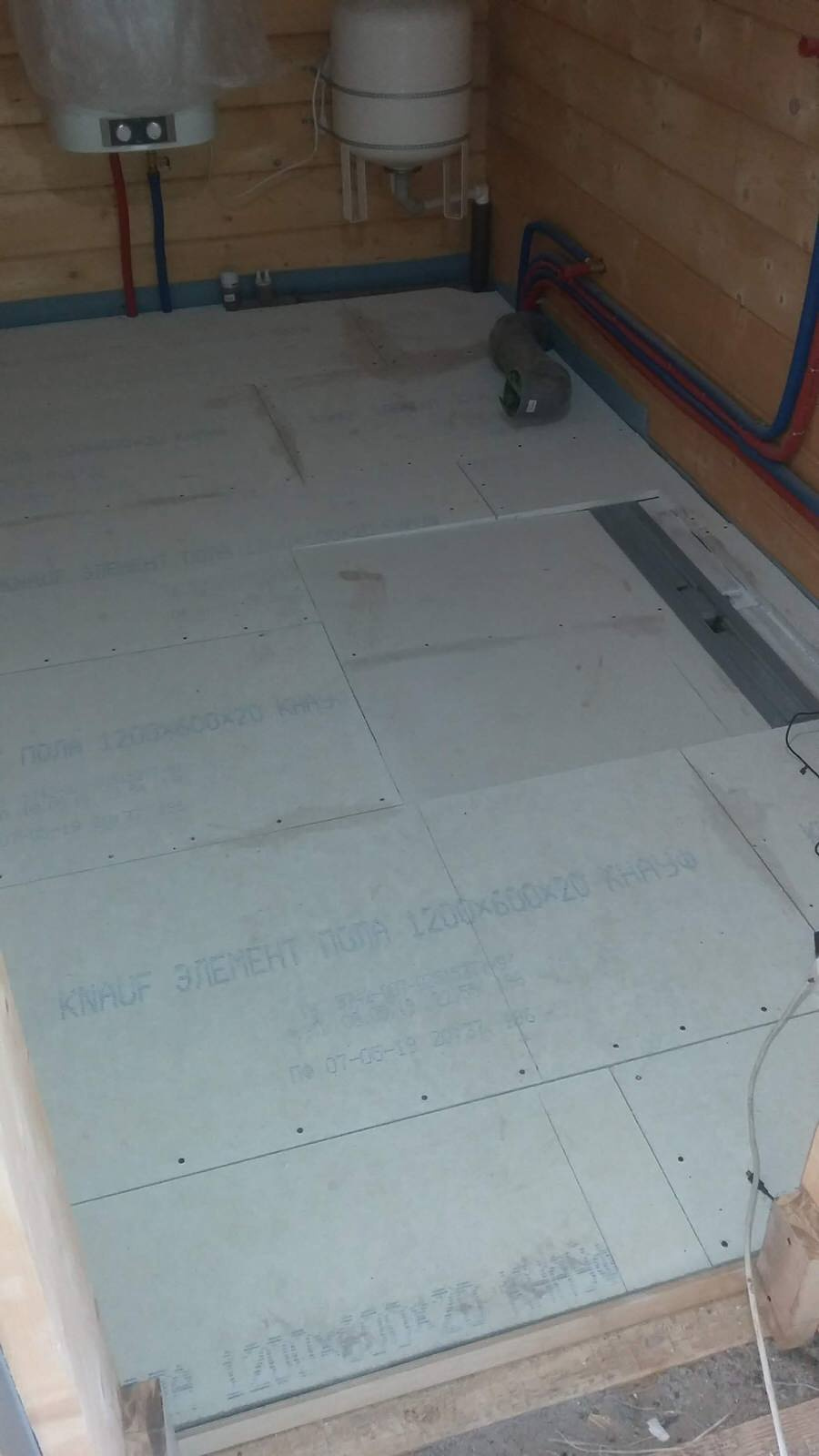 Ванная комната в деревянном доме