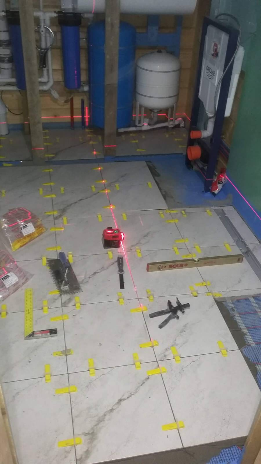 Ванная комната в деревянном доме