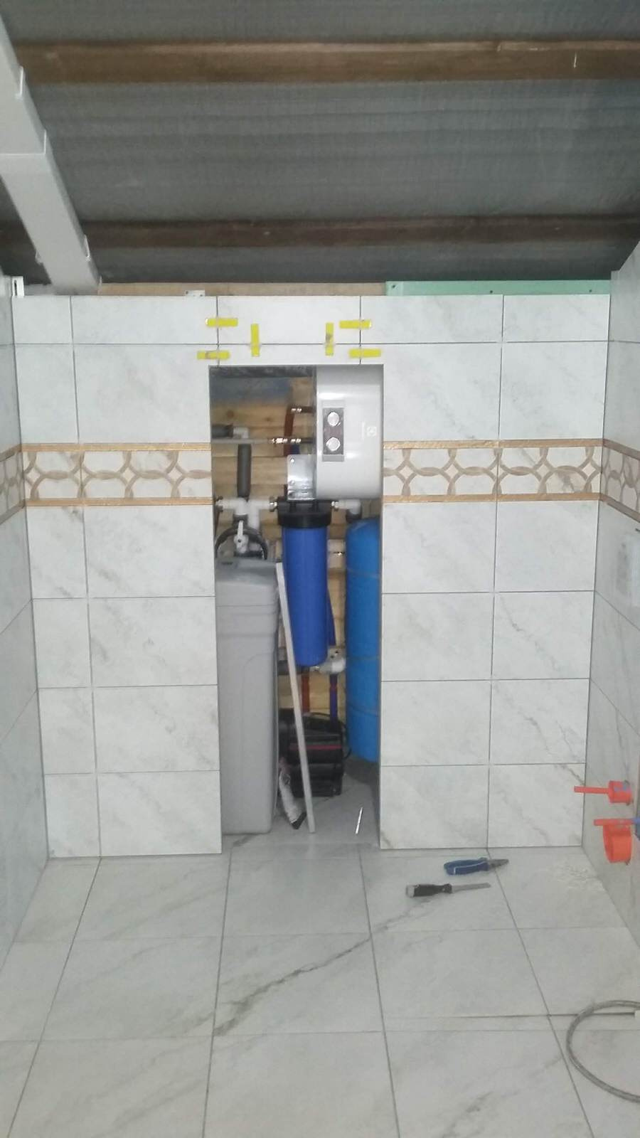 Ванная комната в деревянном доме