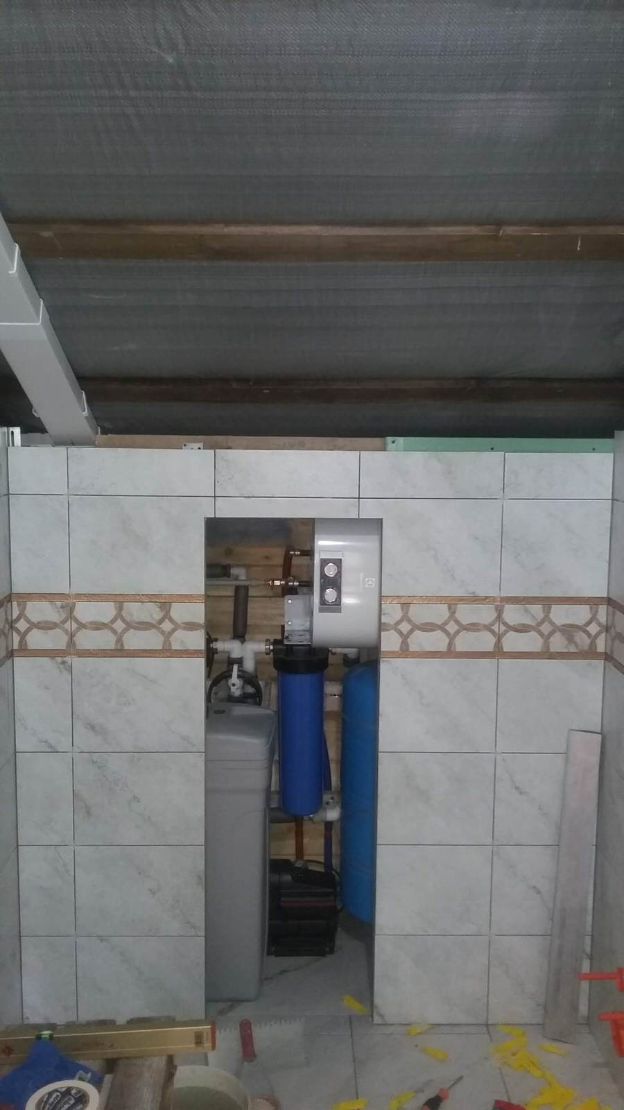 Ванная комната в деревянном доме