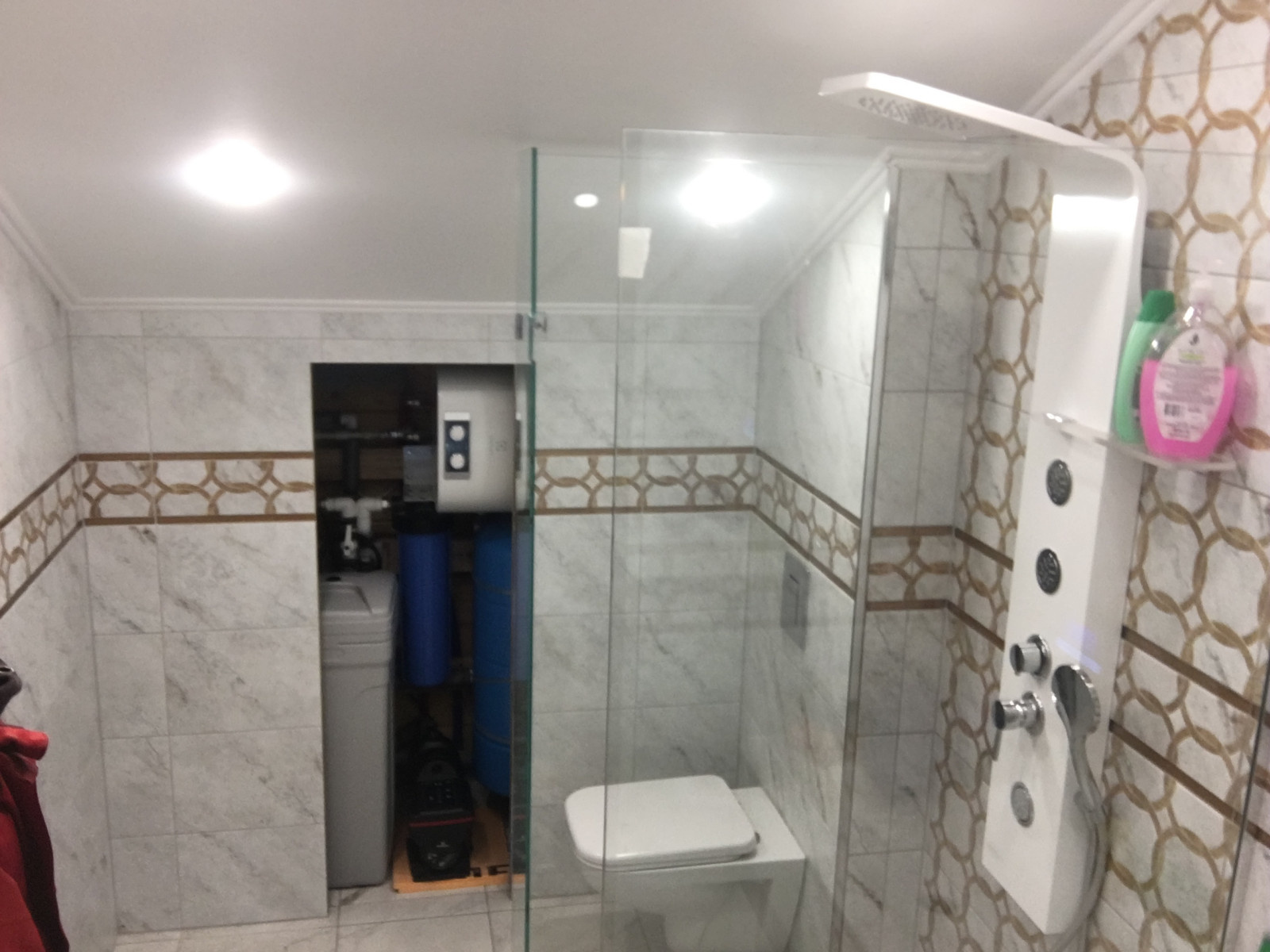 Ванная комната в деревянном доме