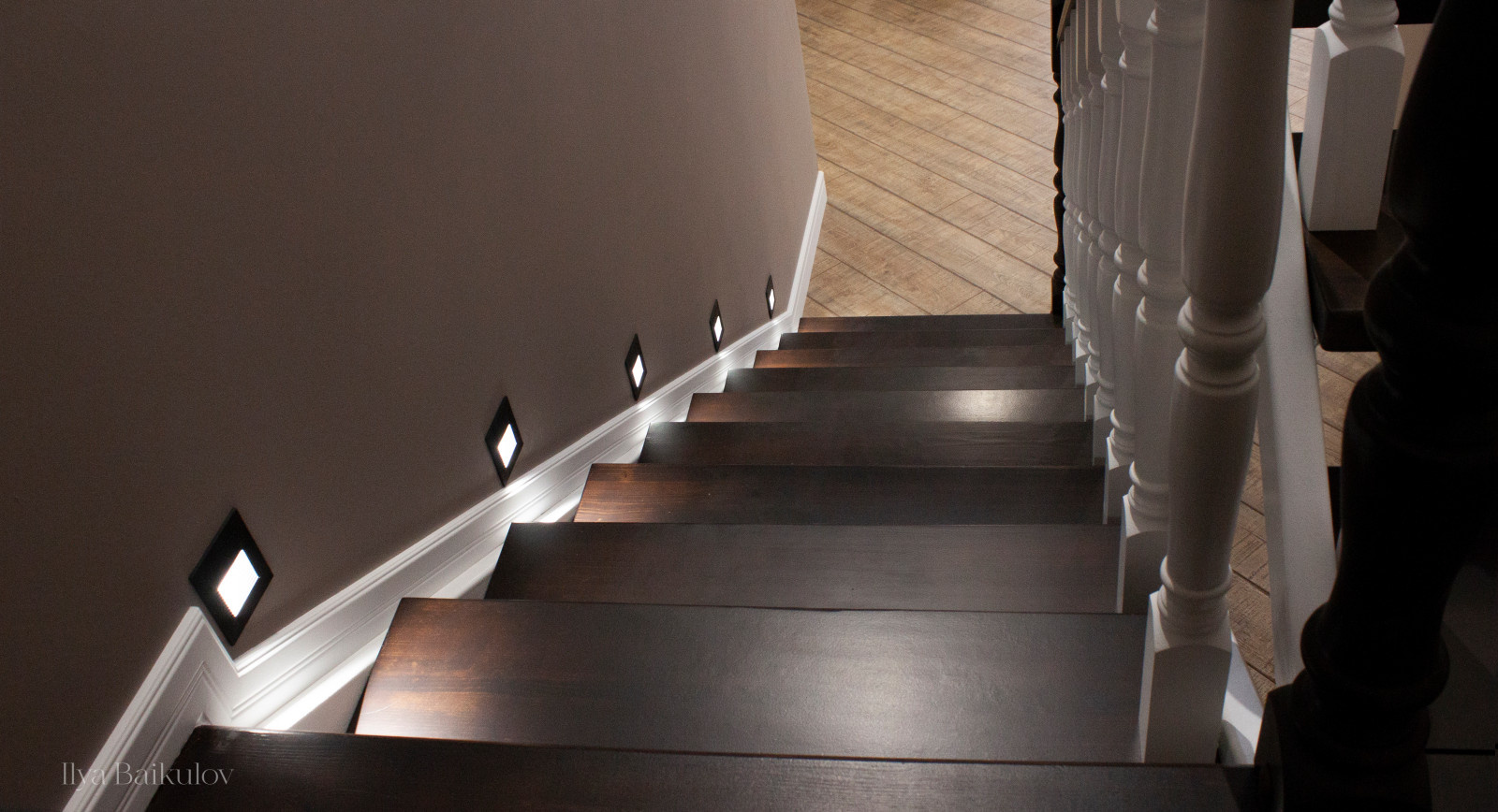 Лестничная клетка в частном доме