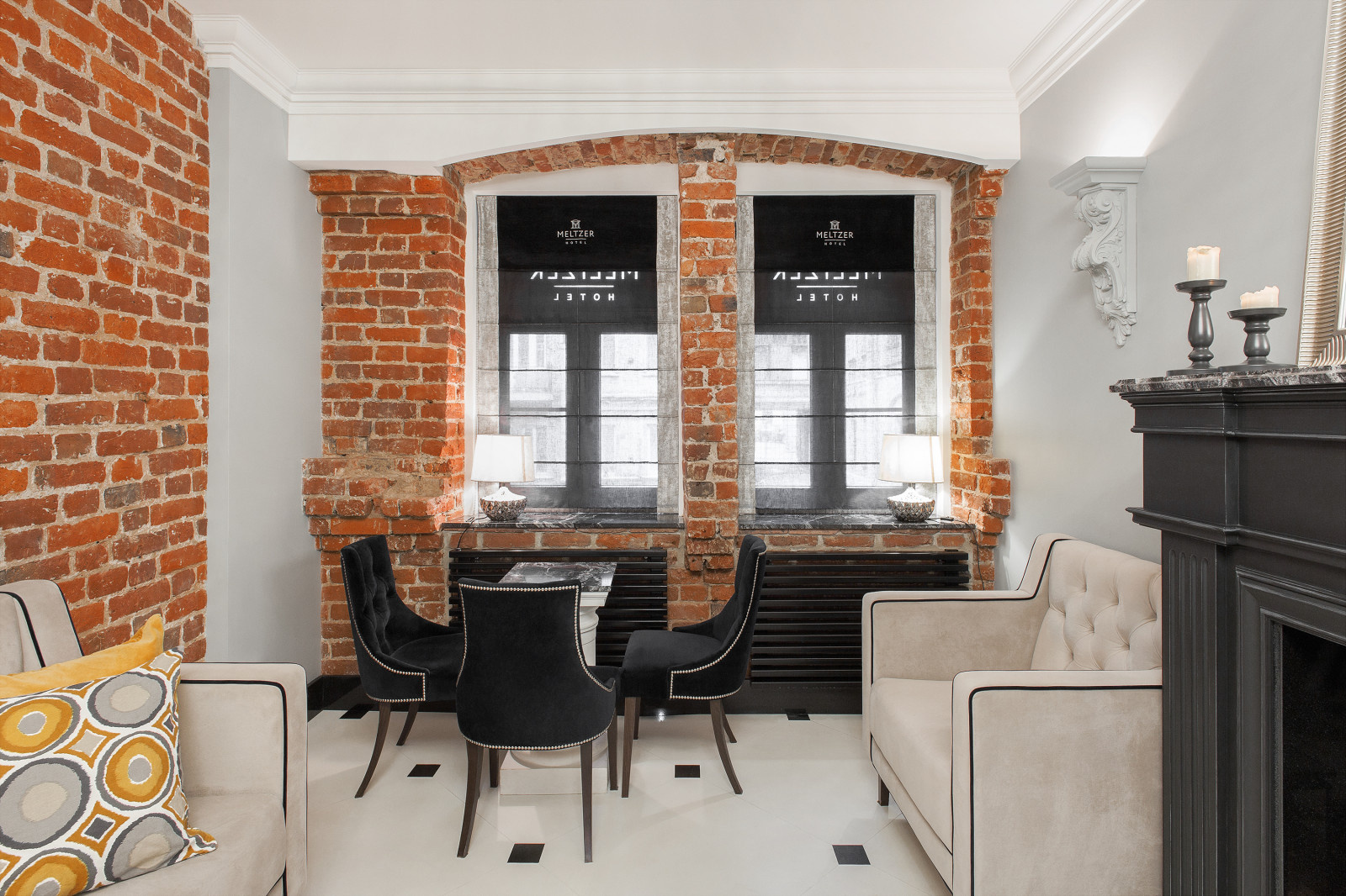 Отель Meltzer — интерьеры лобби и зоны завтраков