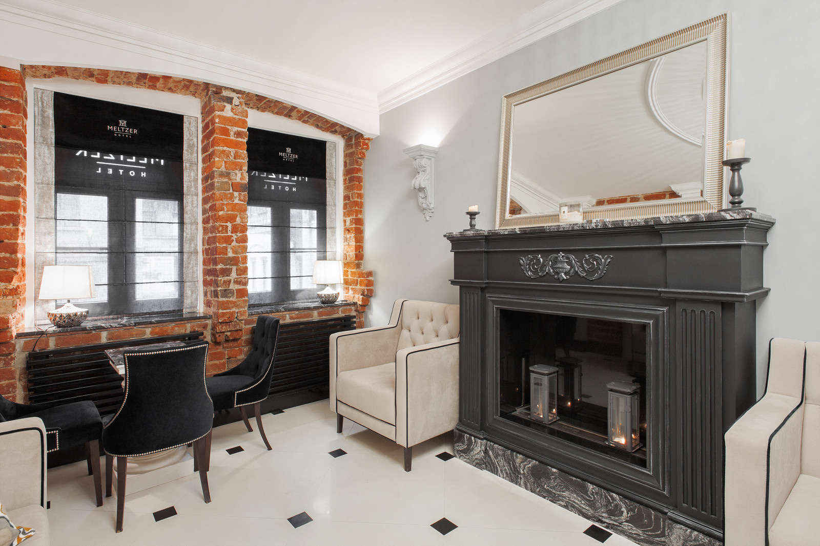 Обложка проекта: Отель Meltzer — интерьеры лобби и зоны завтраков