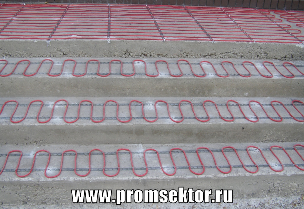 Системы снеготаяния для ступеней и площадок