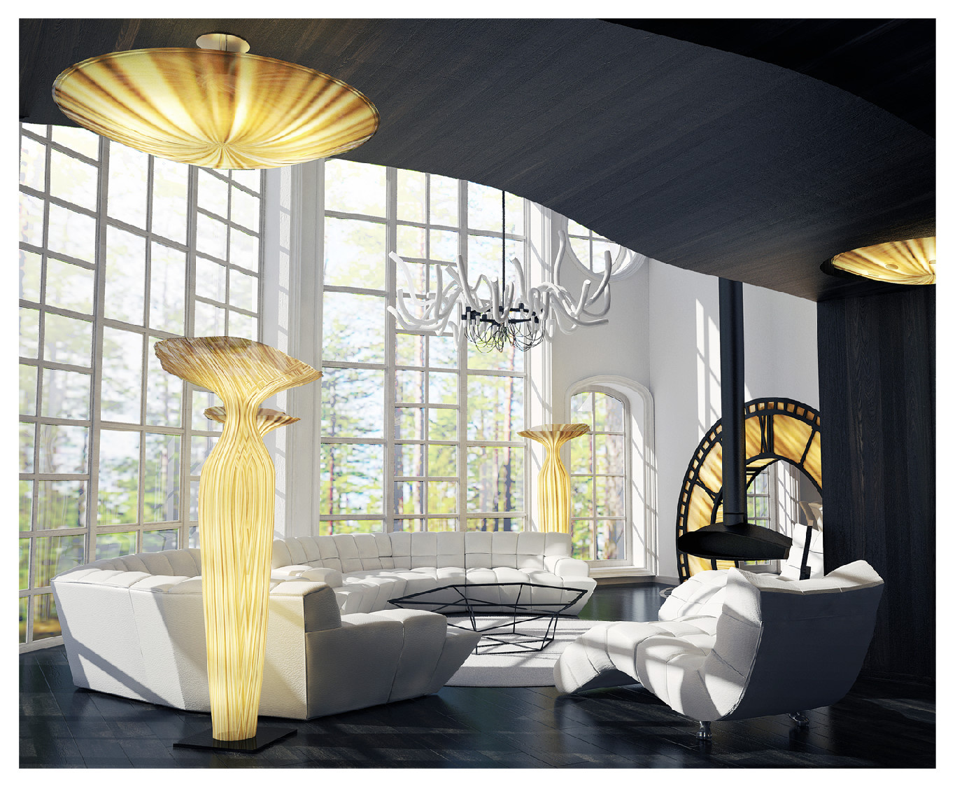 Гостиная дома №1 турбазы "СОСНОВЫЙ БОР"