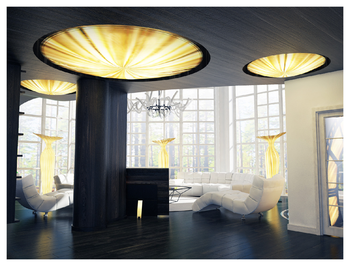 Гостиная дома №1 турбазы "СОСНОВЫЙ БОР"