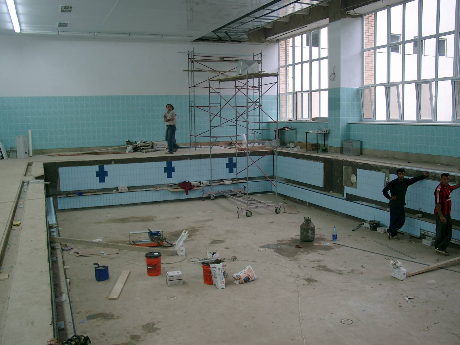 Реконструкция общественного бассейна