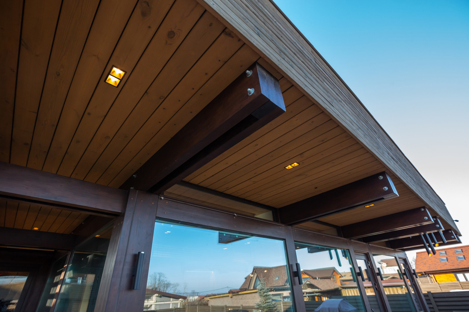 Готовый дом по проекту "Рона" 163 м2 + баня Пидан 45 м2