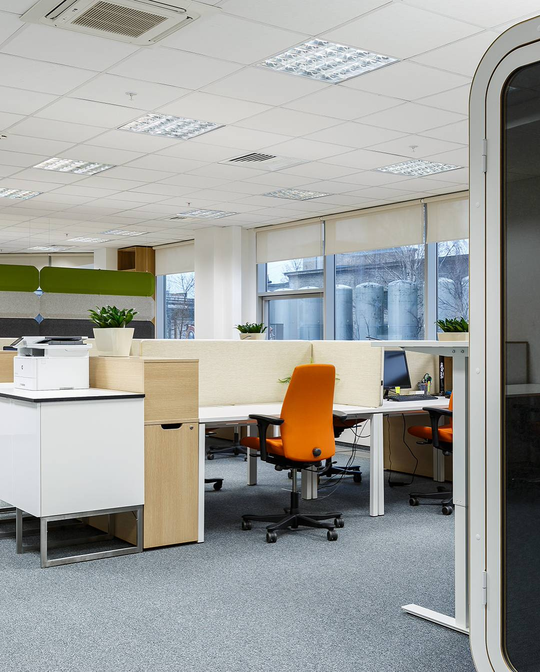 Озеленение офиса инженерной компании