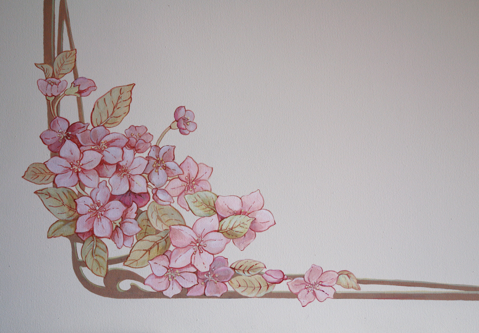 Роспись в ресторане