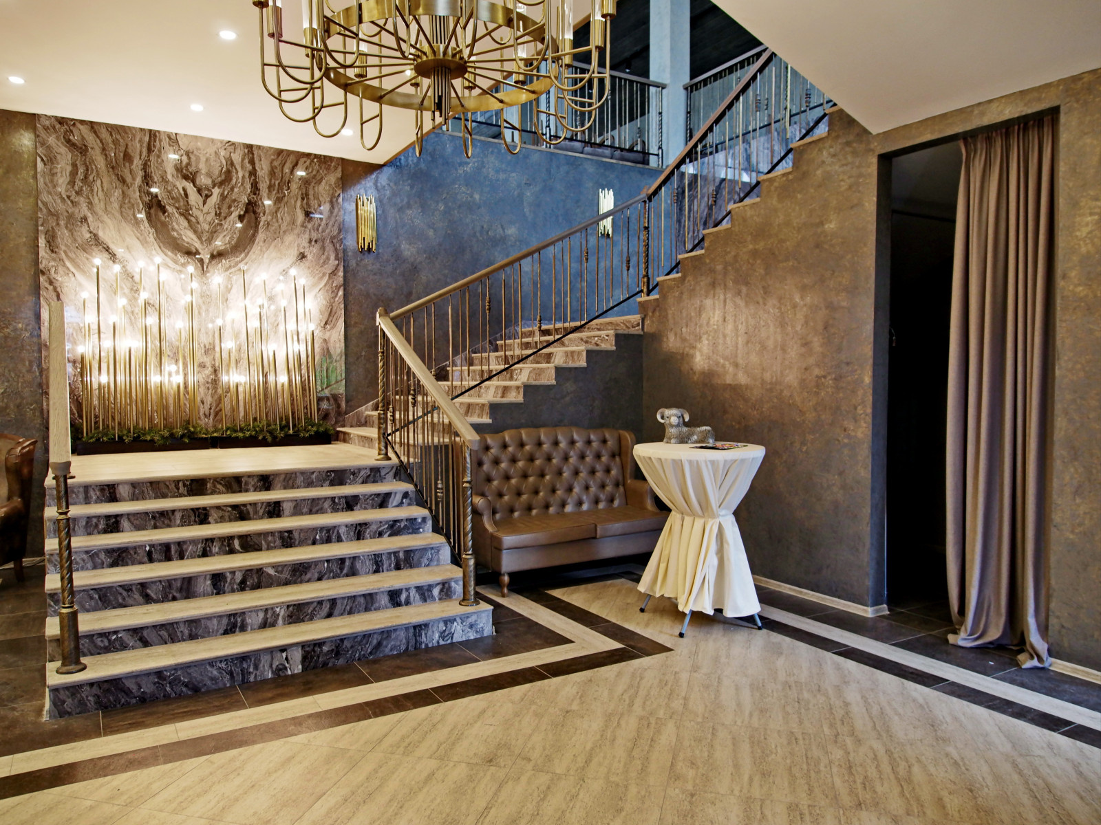 Ресторан в современном стиле. Отделочные работы.