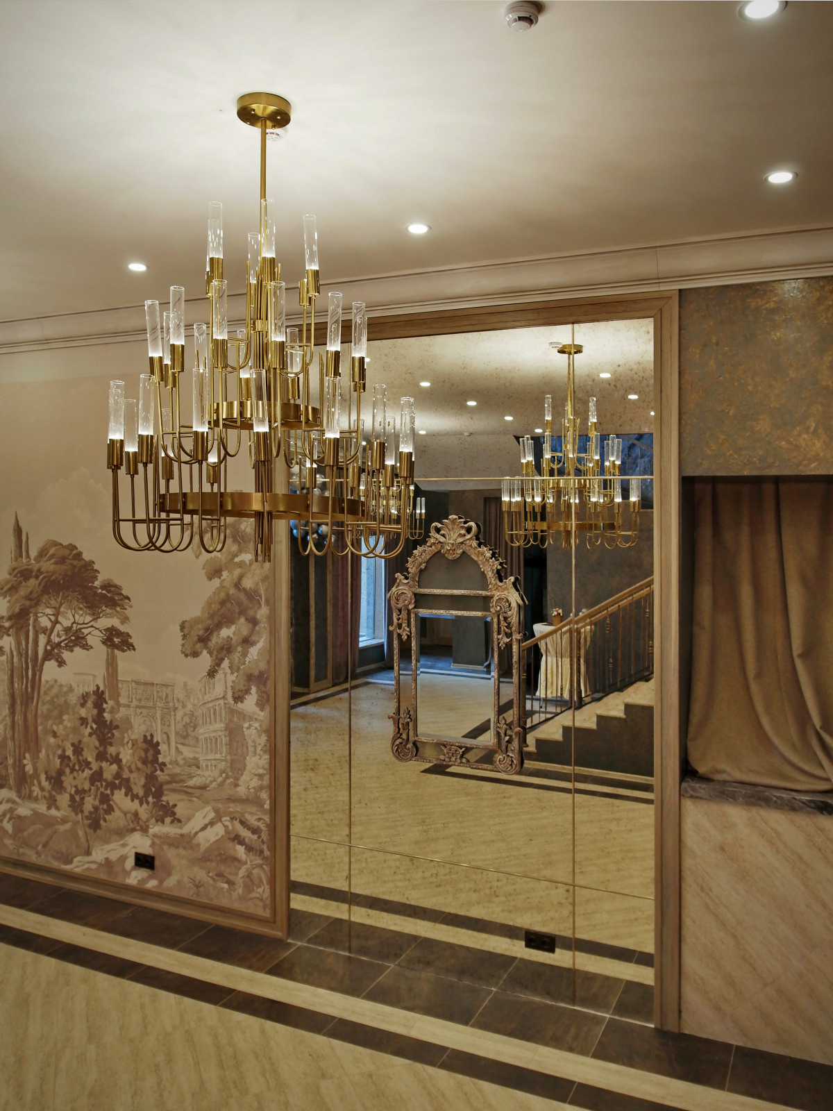 Ресторан в современном стиле. Отделочные работы.