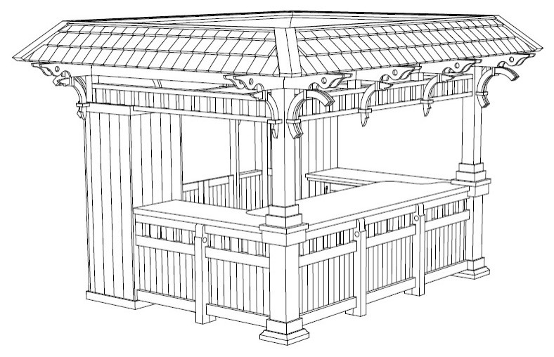 Обложка проекта: Павильон для продажи разливного пива
