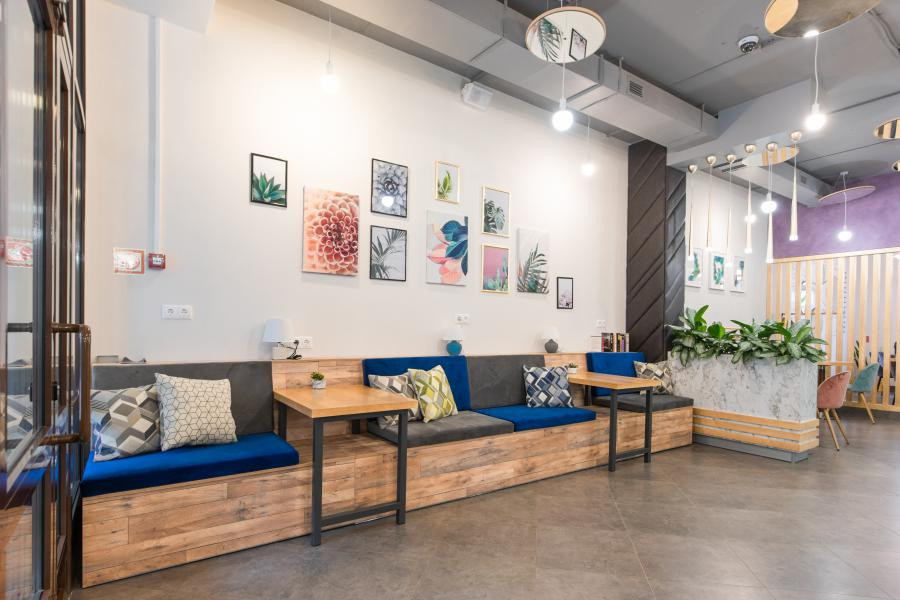 Кофейня в современном стиле.