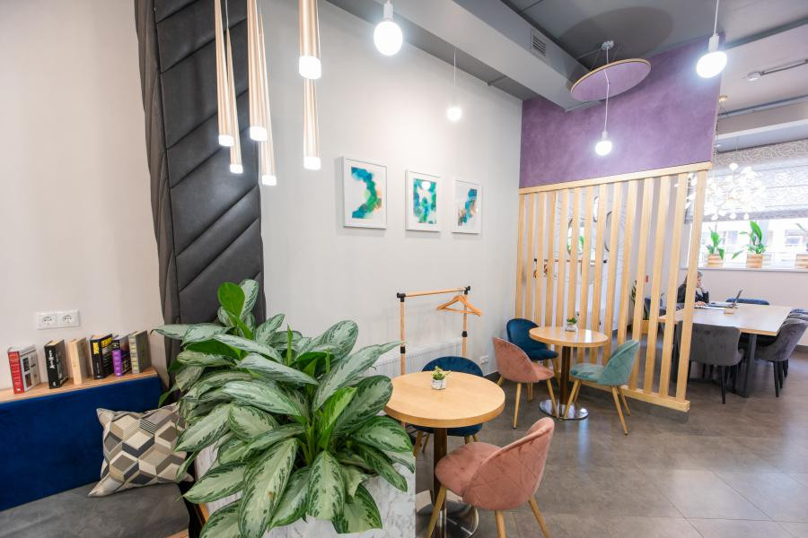 Кофейня в современном стиле.