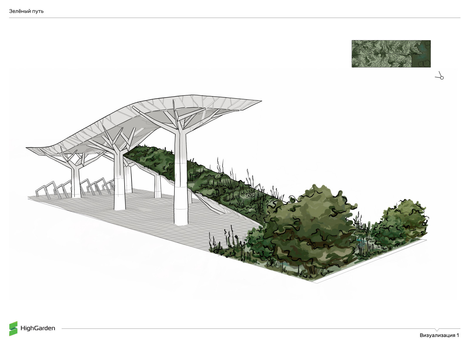 Проект выставочных садов для городского фестиваля "Цветочный джем"