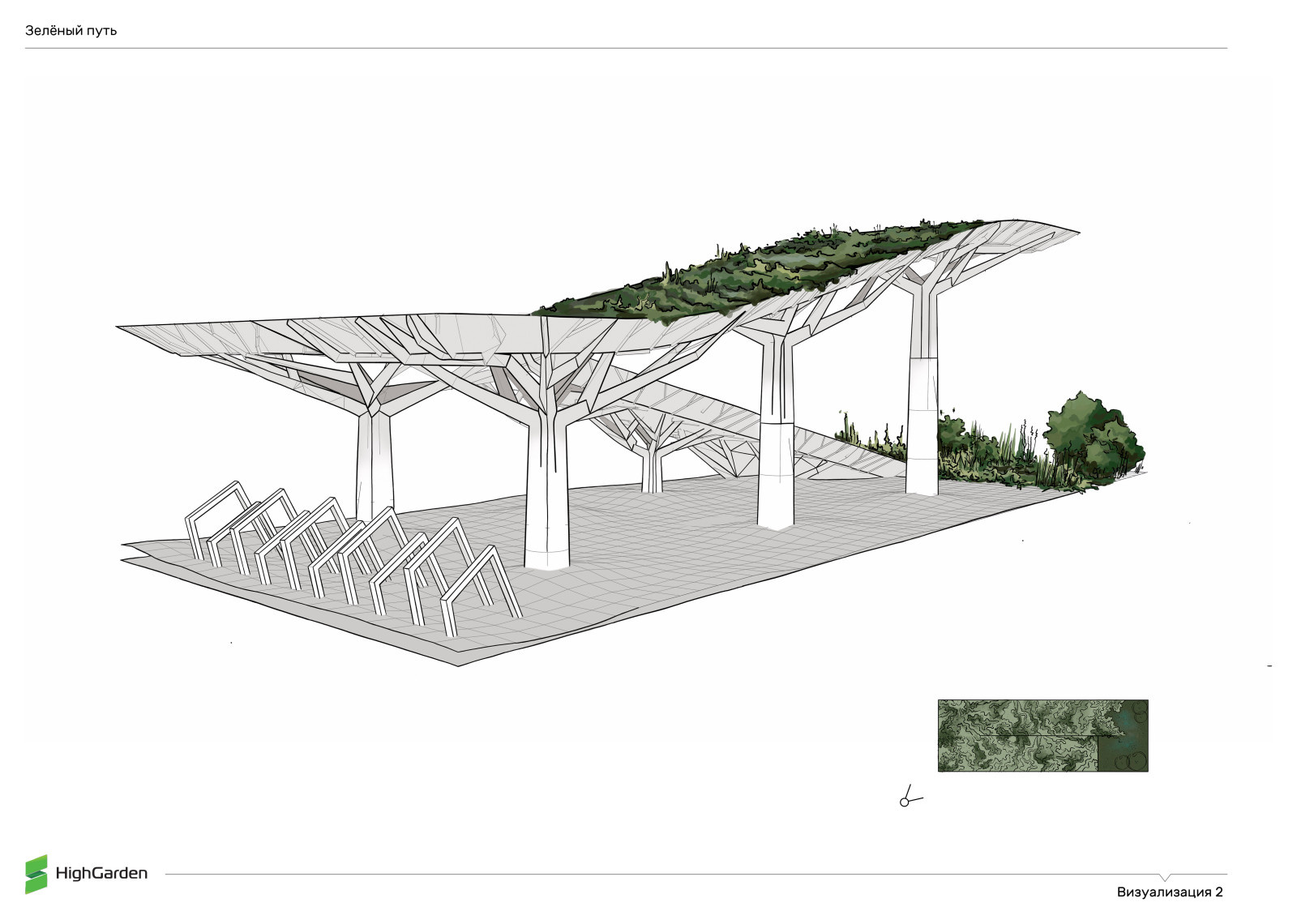 Проект выставочных садов для городского фестиваля "Цветочный джем"