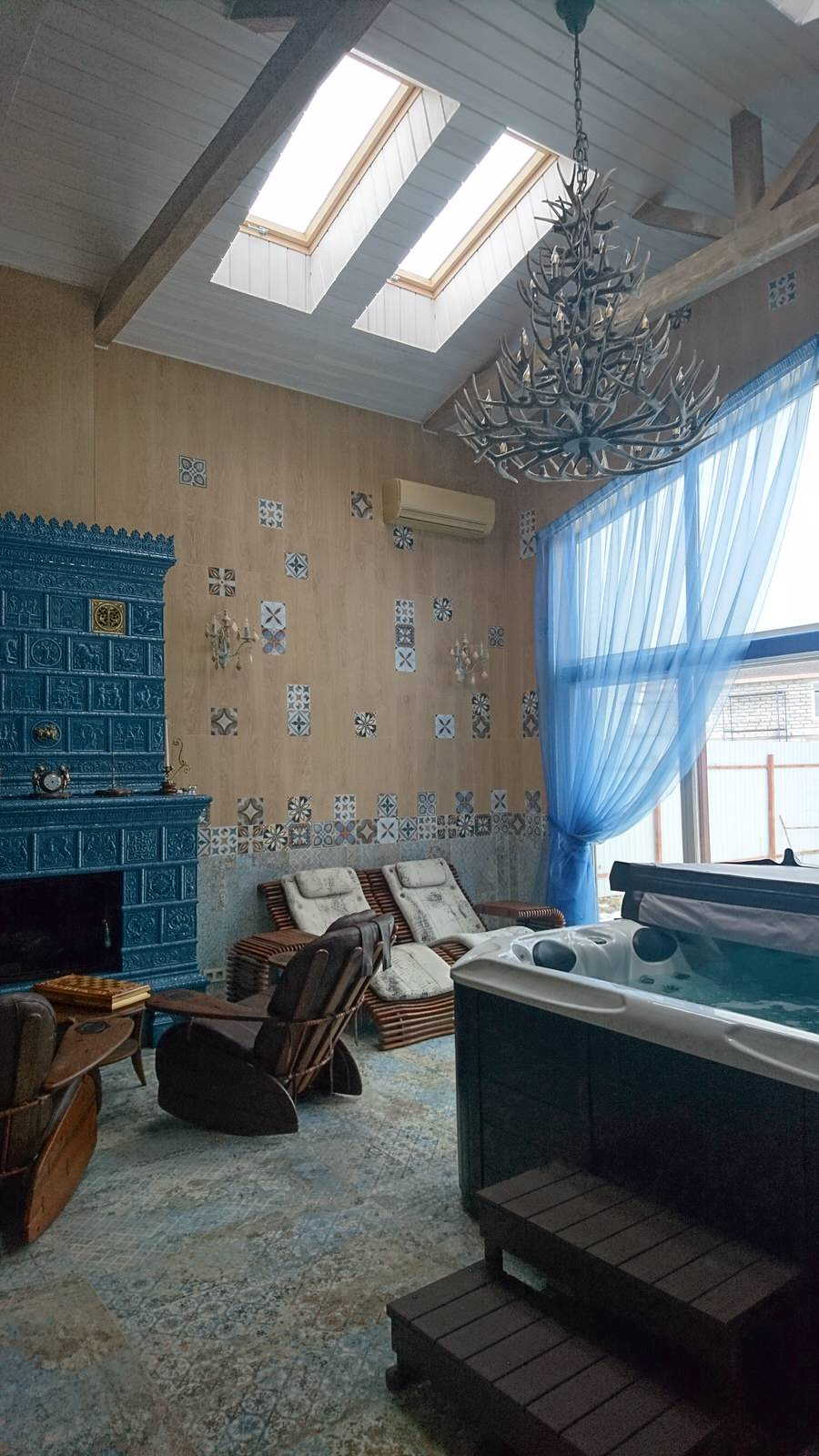 Оформление внутреннего пространства БАНА СПА для загородного дома в поселке Тимо