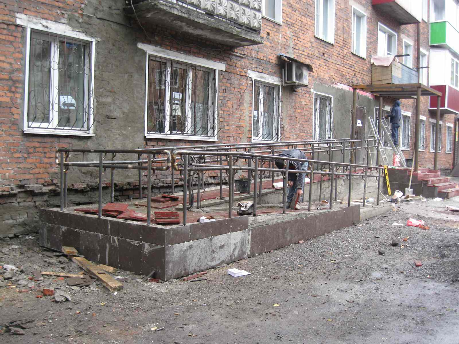 Пандус и входная группа по программе "Доступная среда"