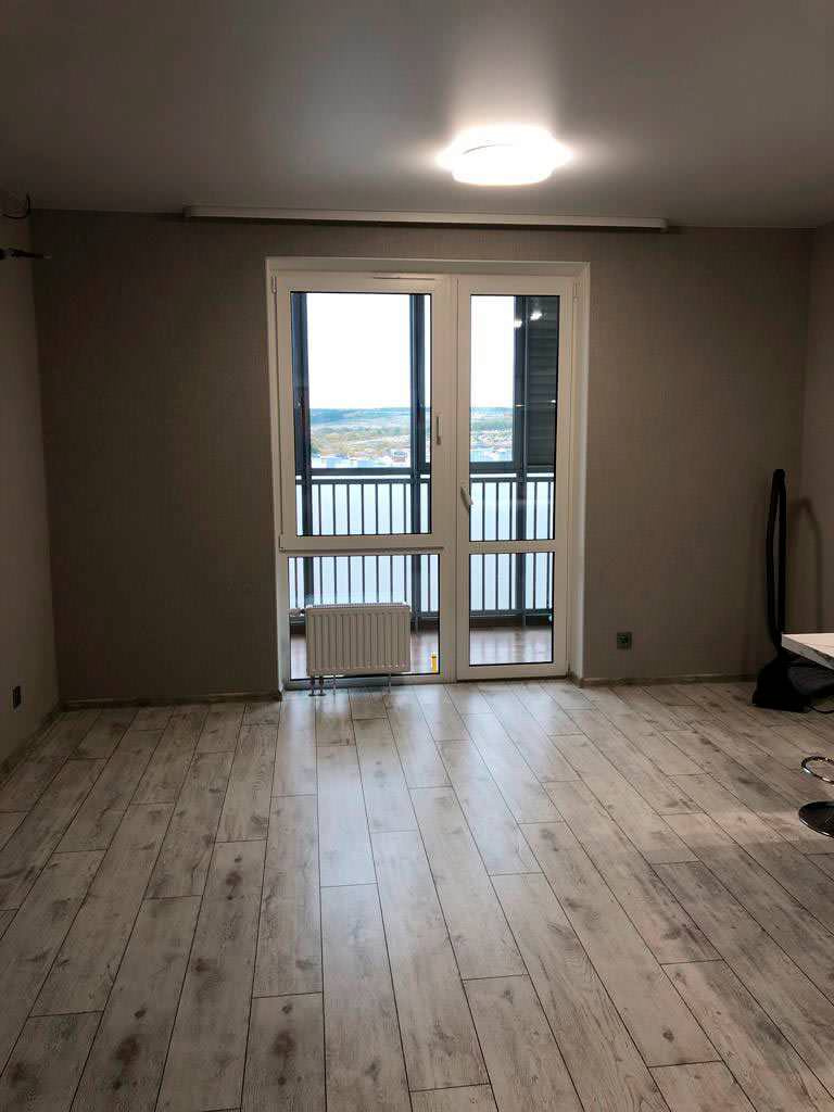 Ремонт квартиры студии ЖК “Изумрудные Холмы”