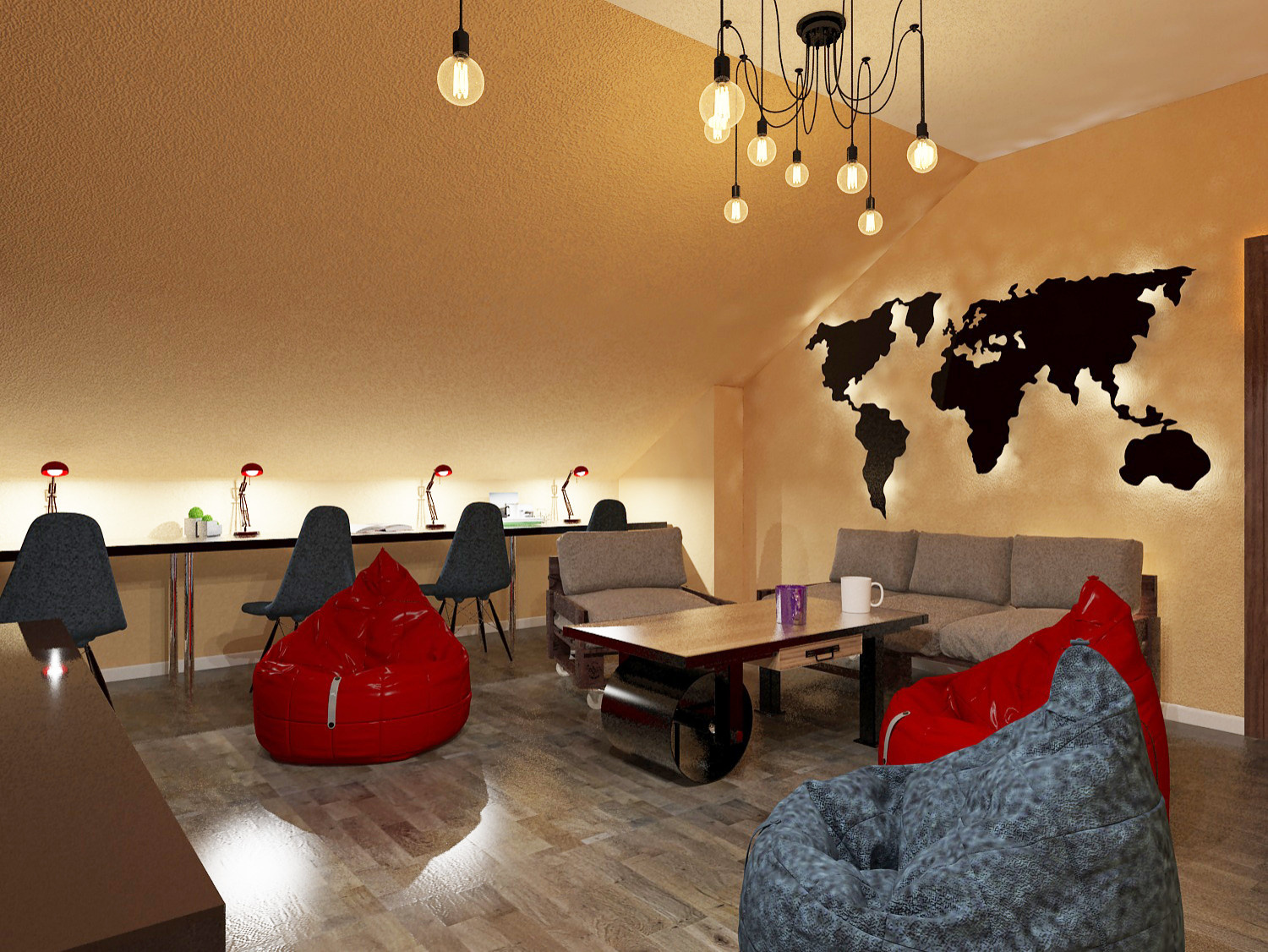 Дизайн Hostel +Lemon+ г.Москва