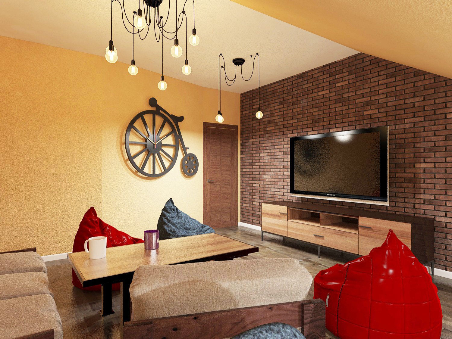 Дизайн Hostel +Lemon+ г.Москва