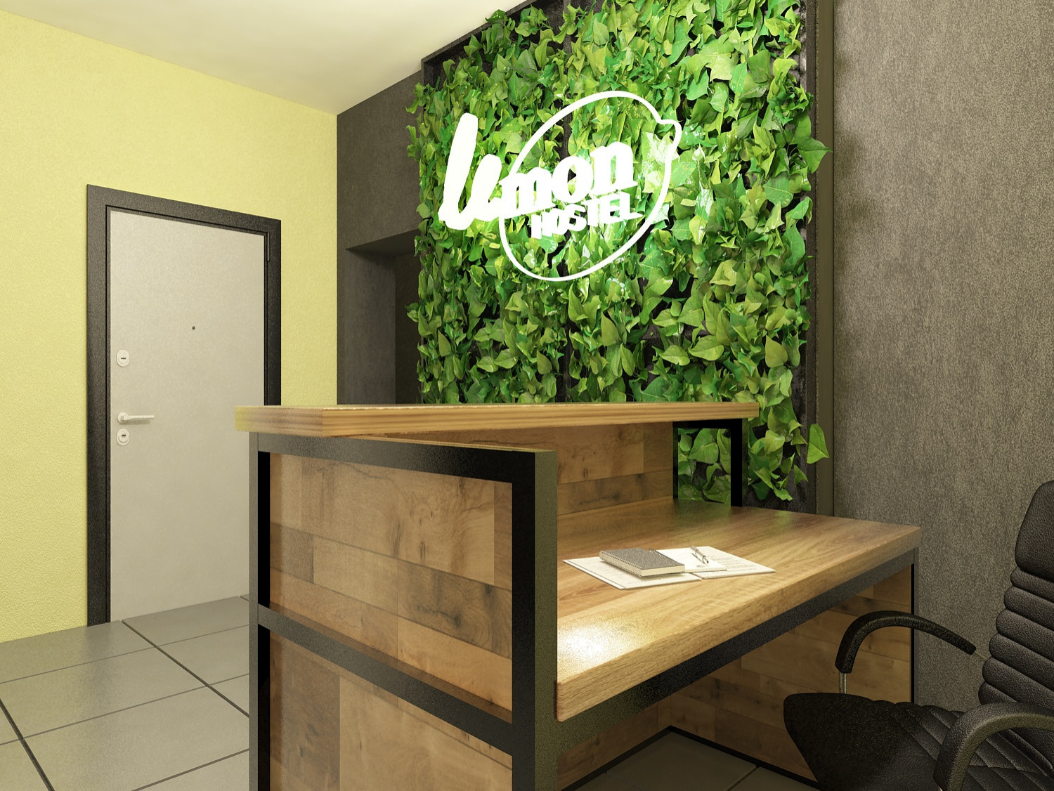 Дизайн Hostel +Lemon+ г.Москва