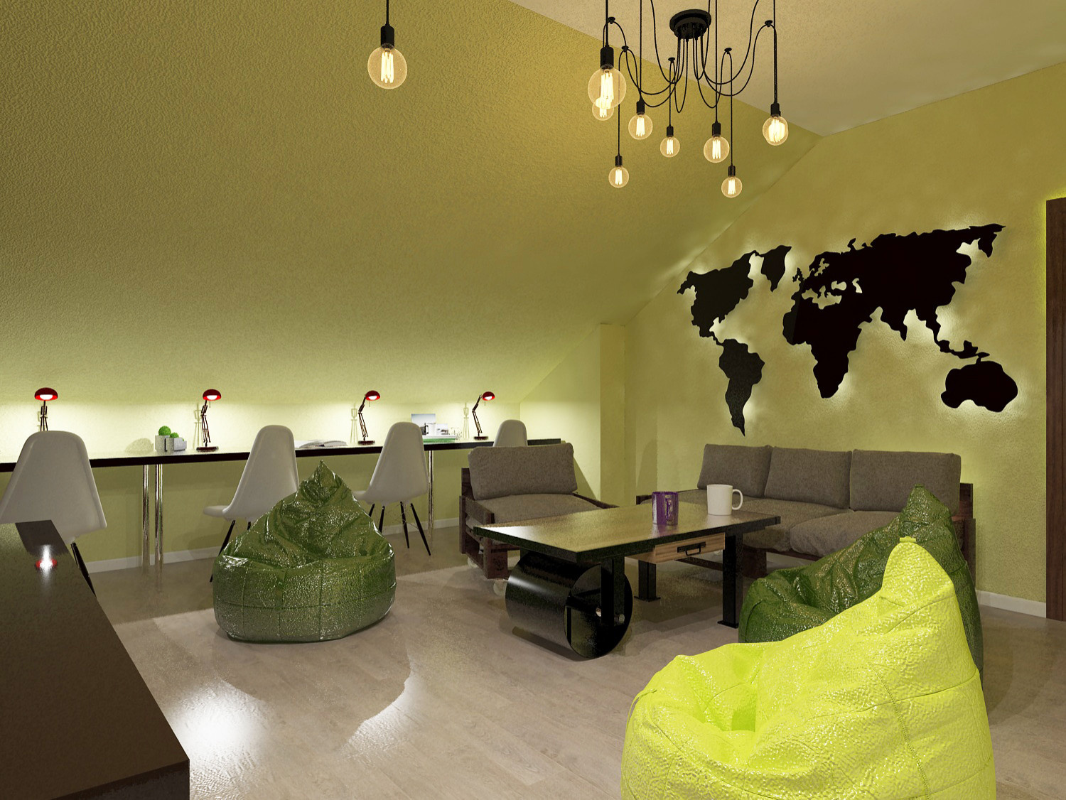 Дизайн Hostel +Lemon+ г.Москва