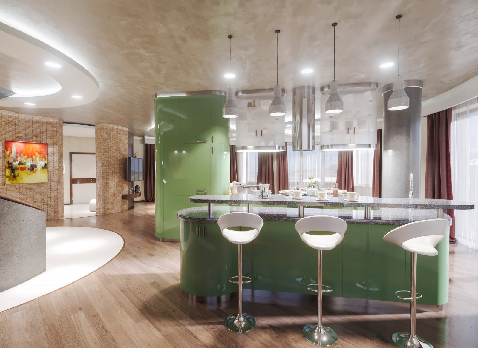 Круглый дом:)