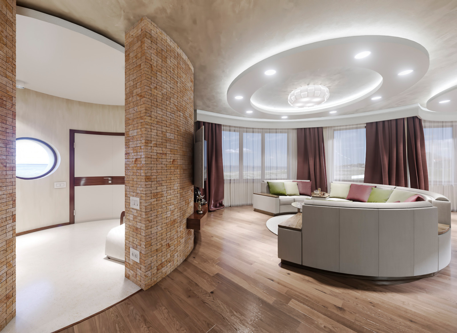 Круглый дом:)