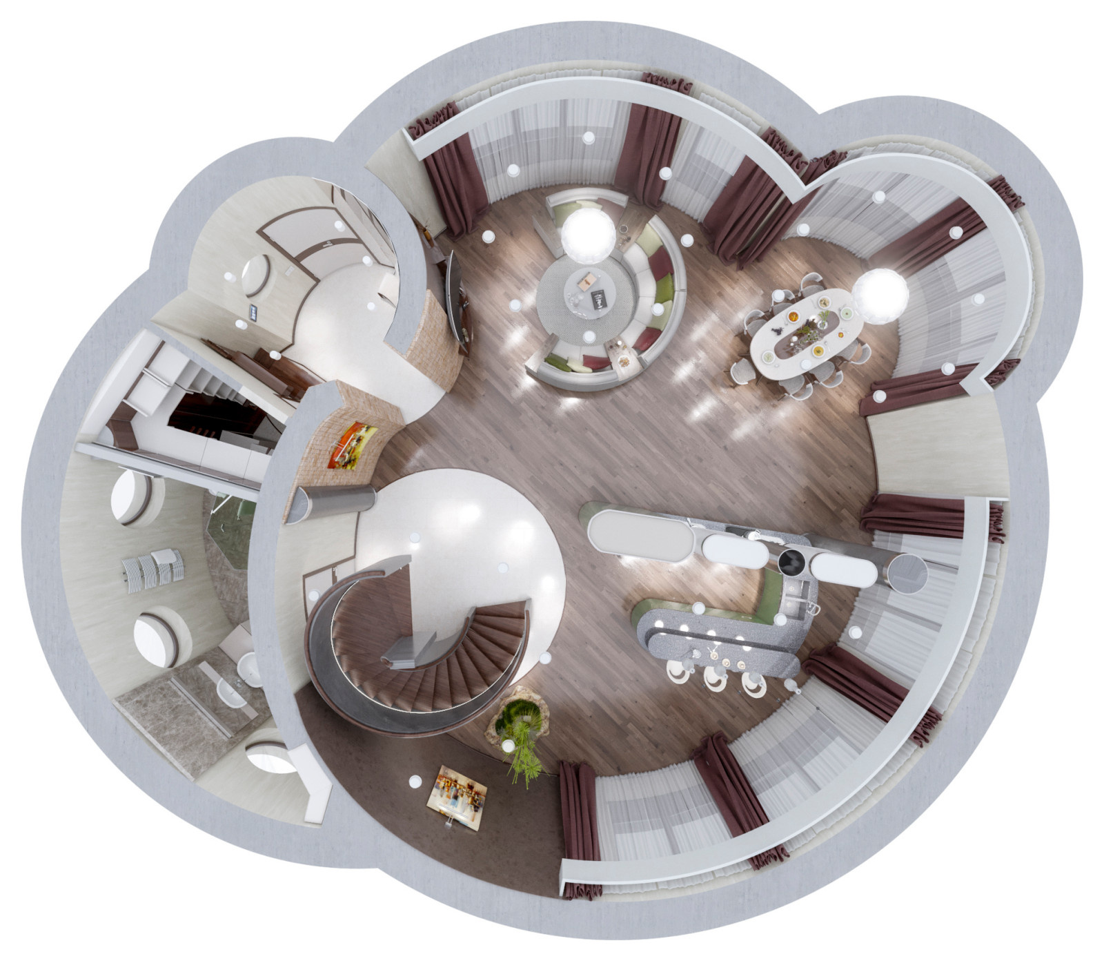 Круглый дом:)