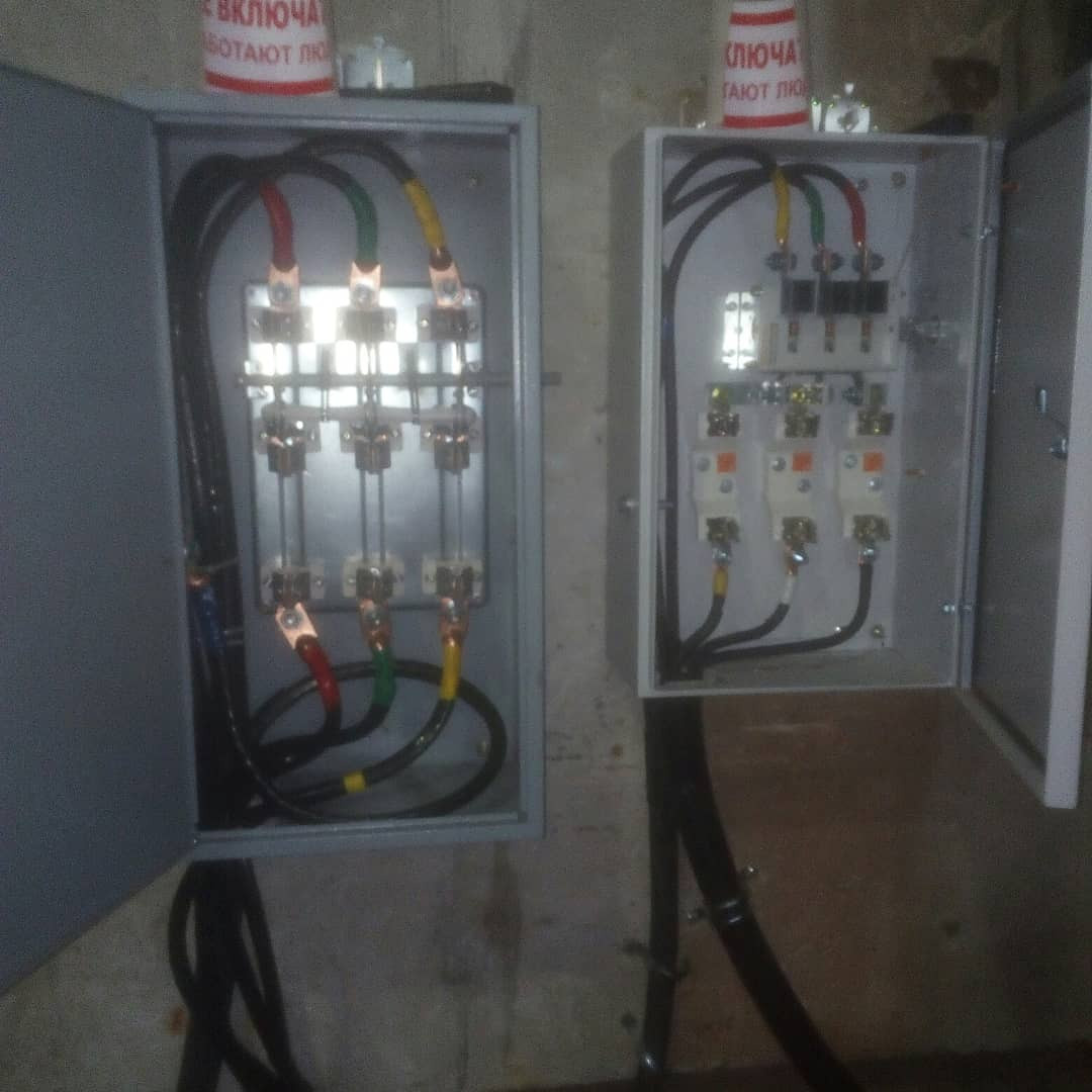 Электромонтажные работы на промышленном обьекте