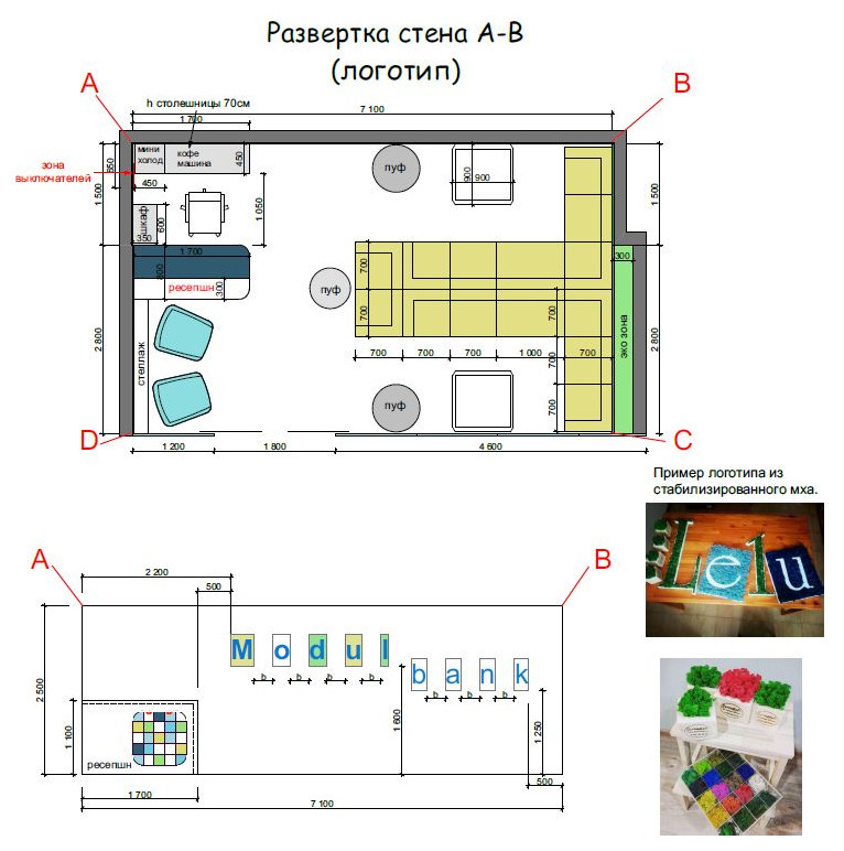 Рабочий проект переговорной в "Модуль банк"