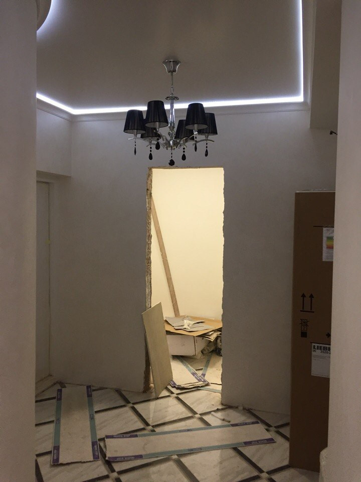 Комплексный ремонт квартиры 125 м2.